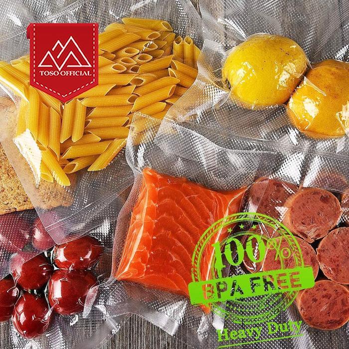 fdcq- Kantong Plastik Vacuum Sealer Storage Roll Bag Packing Bag Vacuum Food