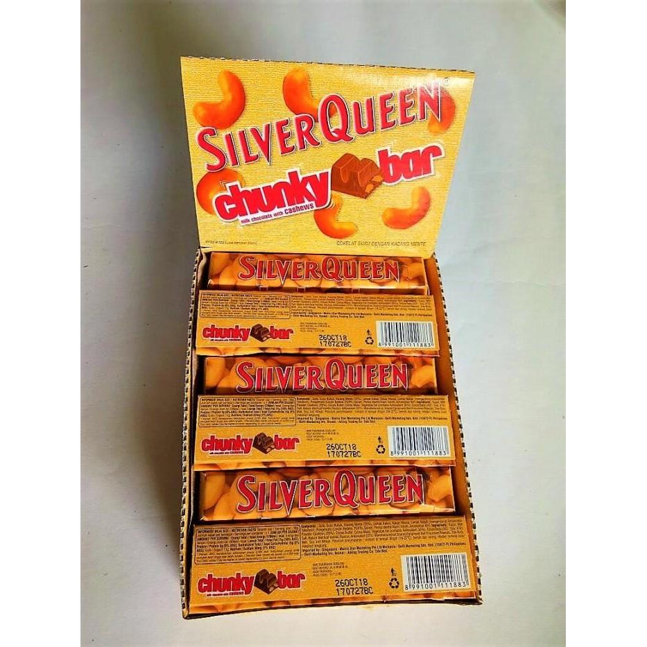 Ready Delfi Silverqueen Chunky Bar Box (26 gram)