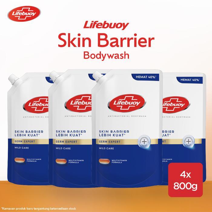 qm4z- [Buy 2 Get 2] Lifebuoy Sabun Mandi Mild Care 800Ml Pouch [Flash Sale]