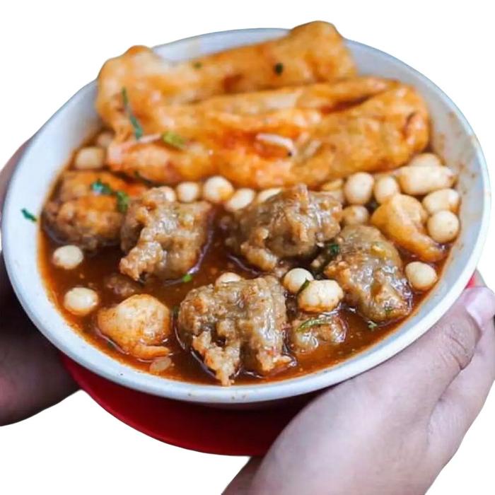 New BASO ACI TULANG RANGU isi 10 Pentol Sambal Geprek Toping Cuanki Food Makanan Pedas Seblak Instan