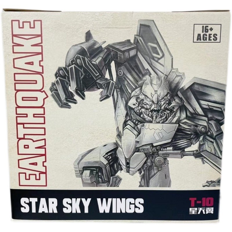 T-10 T10 Masterpiece Starscream Transformation Action Figure Toy Movie Model ABS KO MPM10 34CM Fight