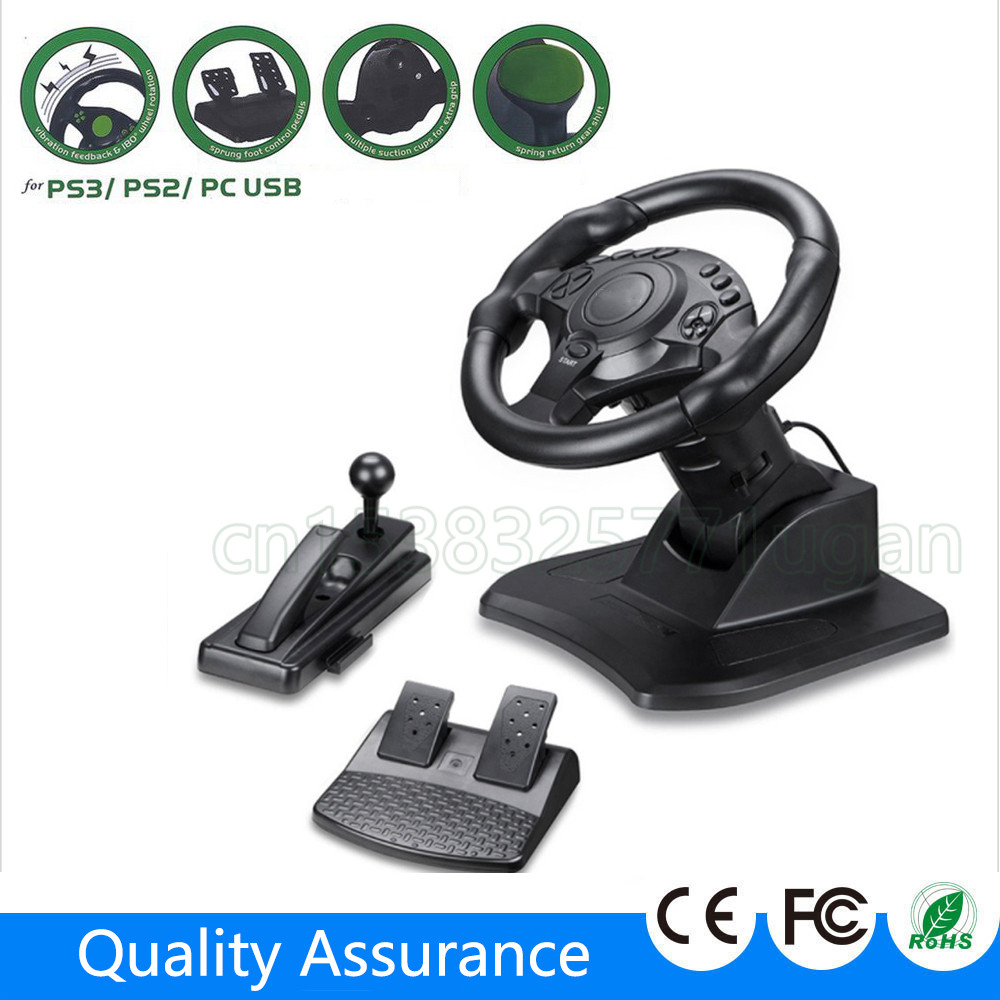 Racing Simulator Steering Wheel for Pc Ps3 Ps2 Xbox 360 Thrustmaster for Car Steering Wheel Remote C