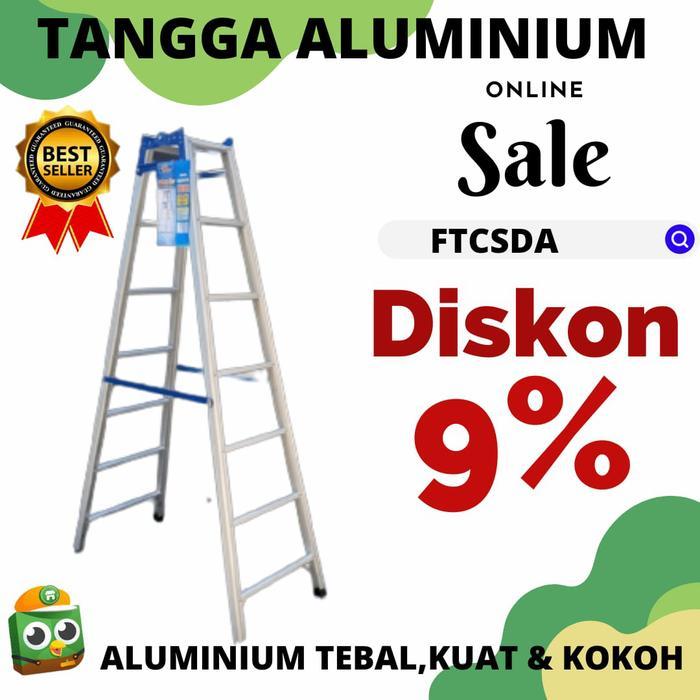 TANGGA LIPAT ALUMINIUM MERK GALAXY STAR Berbagai ukuran