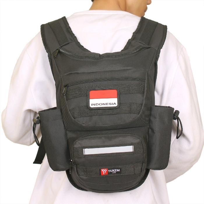 Sedia Tas Ransel Pria Kecil Tactical multifungsi Outdoor Adventure Tas Ransel Sepeda Pria Tas Ransel
