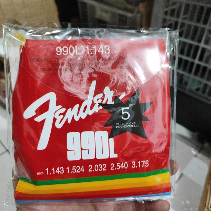 Senar Gitar Bass Fender 5 Senar/Bass String Fender Ready