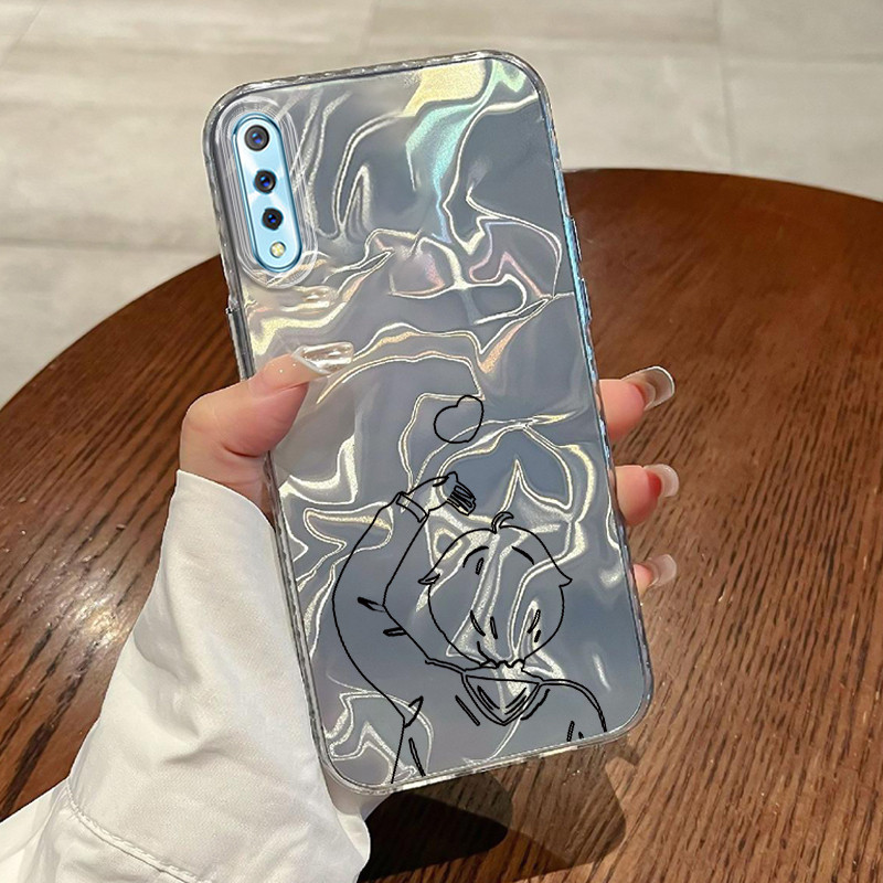 Casing Hp VIVO S1 VIVO S1 Pro Case Casing Pola menggambar pasangan HP Kasing Kasus ponsel transparan