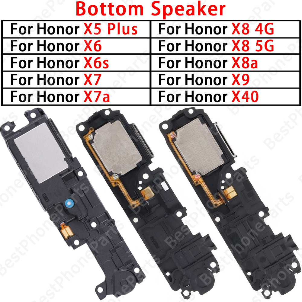Bottom Speaker For Huawei Honor X5 Plus X6 X6s X7 X7a X8 4G 5G X8a X9 X40 Loud Speaker Buzzer Ringer