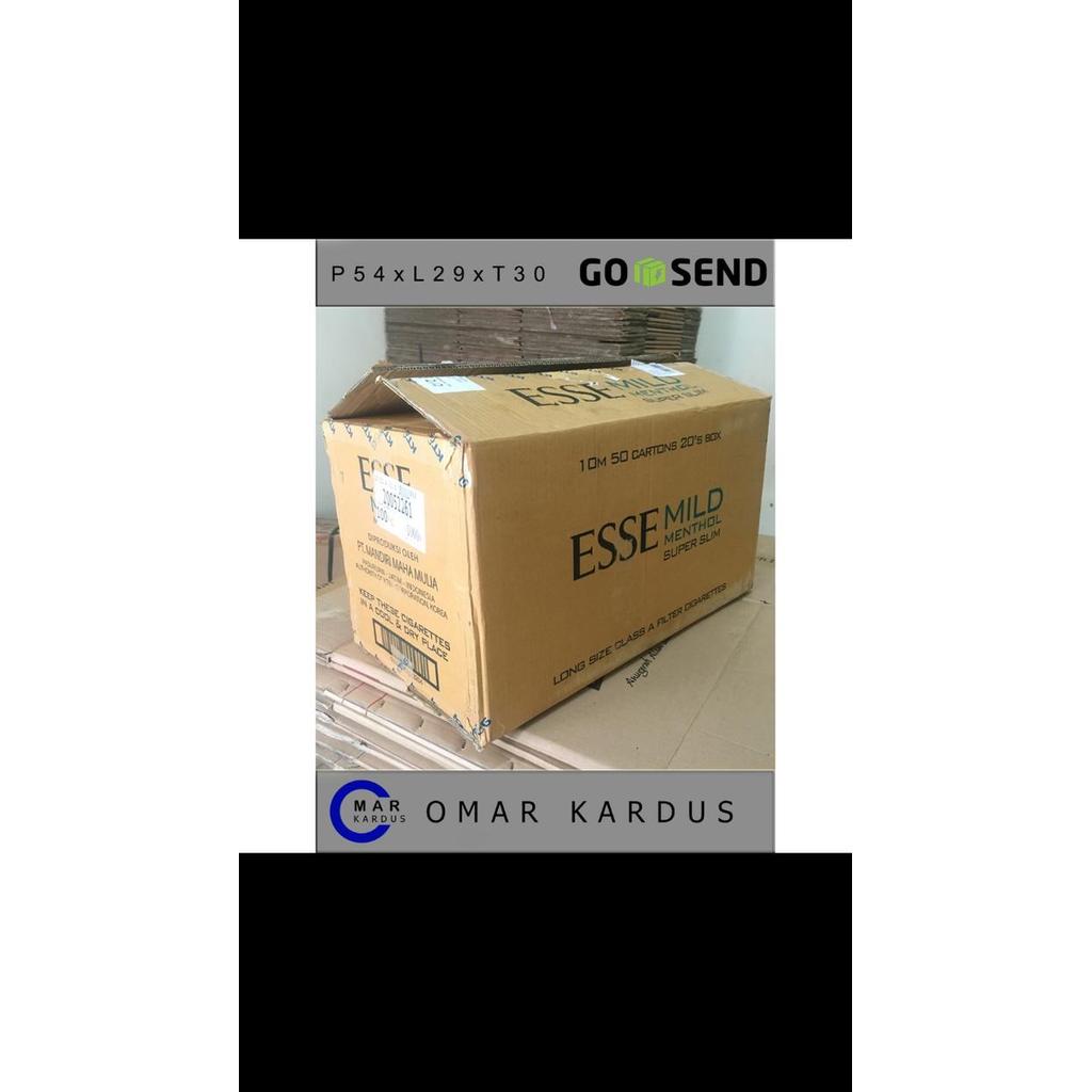 Kardus Pindahan Bekas Rokok Esse Mild P54 x L29 x T30cm (HANYA MENJUAL KARDUS BUKAN ISINYA)