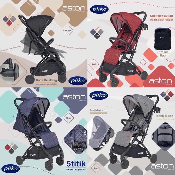 Kereta Dorong Bayi Pliko Aston BS570 Baby Stroller / Kereta Bayi