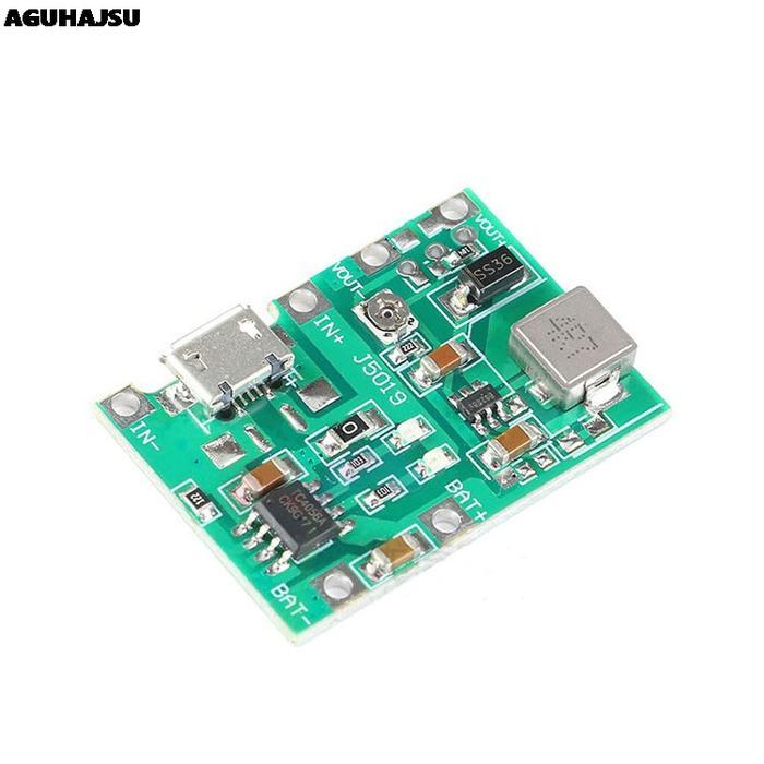Kit Modul TP4056 2A 18650 Step Up Charger 3.7V 4.2V 27V Module PowerBank