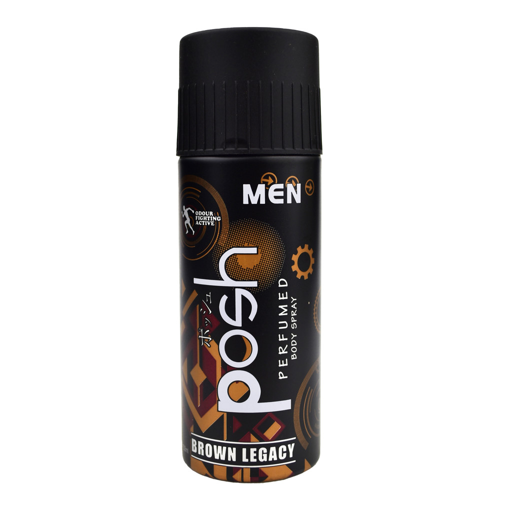 POSH MEN BROWN LEGACY BODY SPRAY 150ML