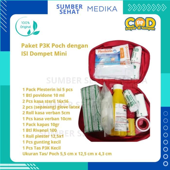 doni- Paket P3K Travel Kit/P3K Dompet Kecil Dengan Isi P3K/ P3K Mobil+Isi