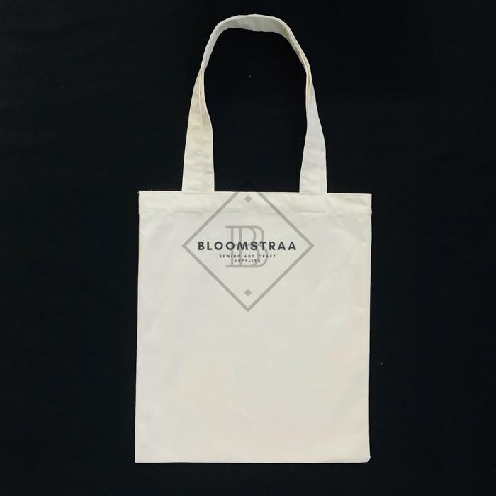 l670- Tote Bag Kanvas Polos Canvas 35X40 Totebag Tas Kanvas Polos Selempang