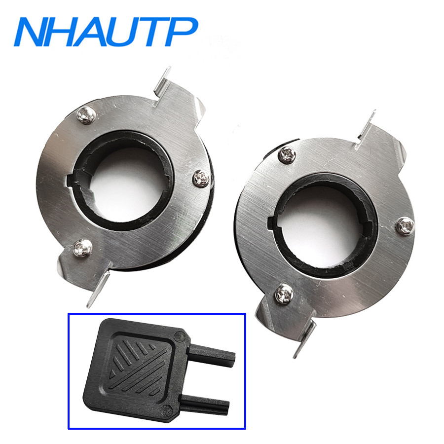 NHAUTP 3Pcs/Set H7 LED Adapter Holder For Mercedes Benz BMW Buick VW Tiguan Jetta Polo Magotan Bora