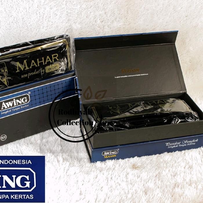 Songkok AWING MAHAR Songkok hitam tanpa kertas premium