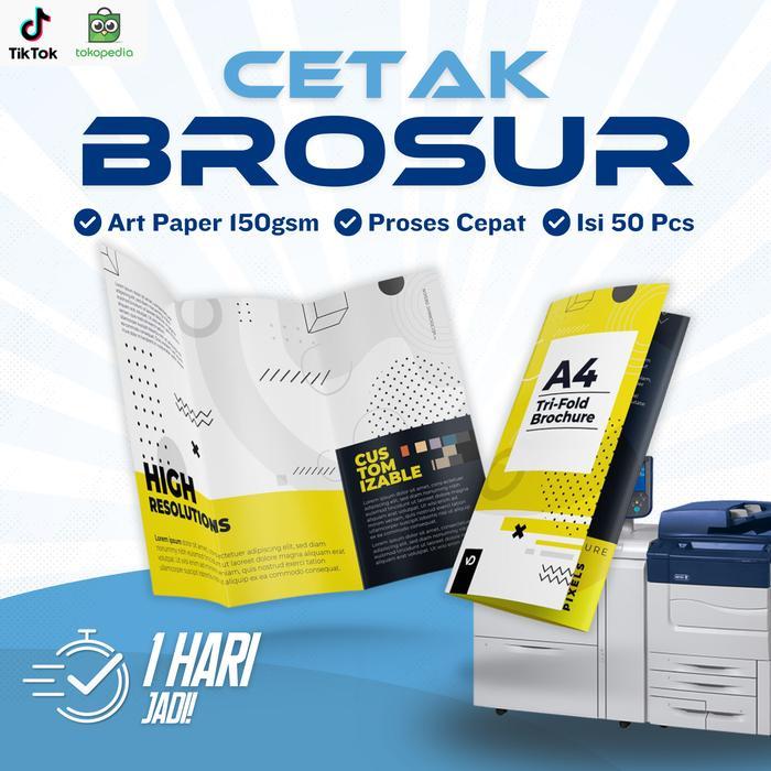 New Cetak Leaflet 2 Sisi Cetak Brosur Lipat A4 Leaflet Brosur Pamflet