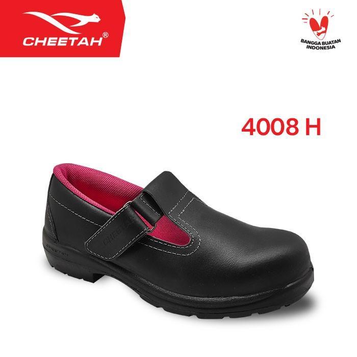 Sepatu Safety Cheetah 4008 H - Single Sol Polyurethane - Safety Shoes Kode 599