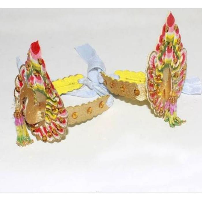 Klat Bahu Burung Merak - Sepasang Klat Bahu Kanan Kiri ( plasment) - Klat Bahu Merak Kulit -