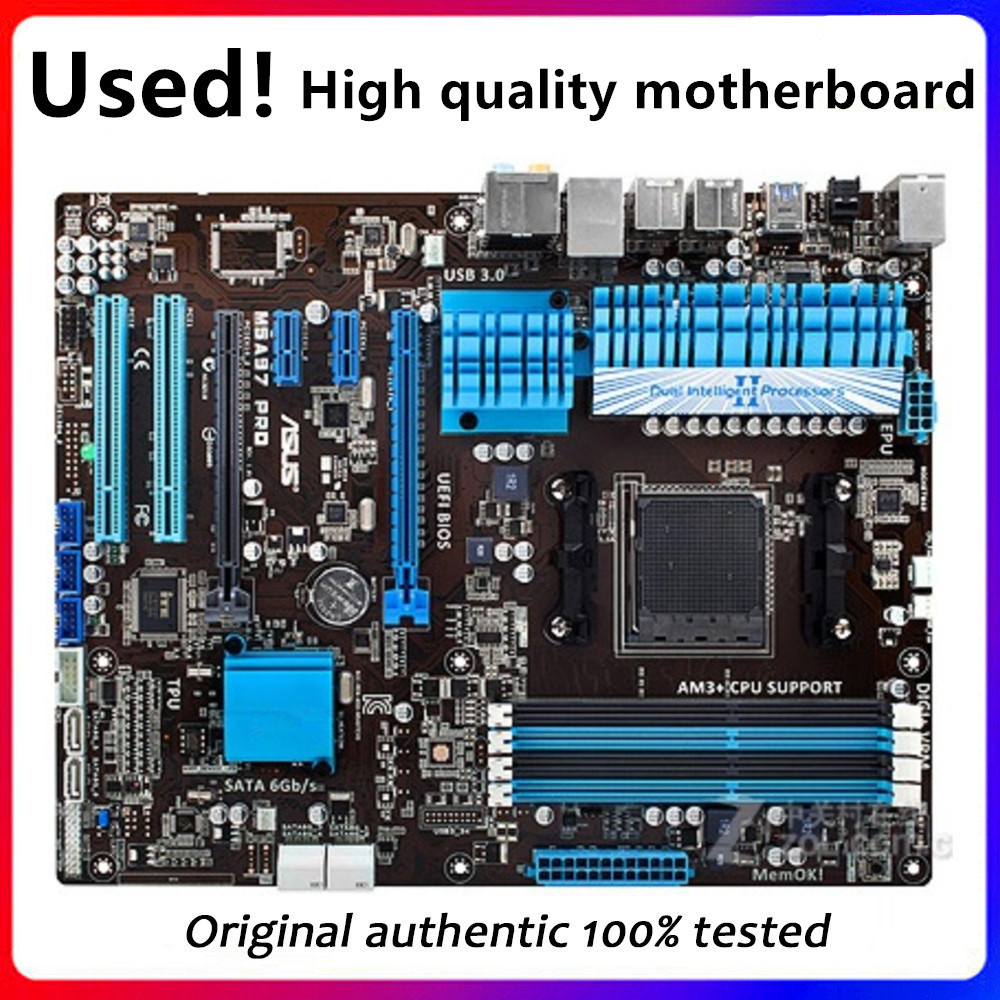 For M5A97 PRO Motherboard Socket AM3+ DDR3 32GB For AMD 970 FX Original Desktop Mainboard M5A97 SATA