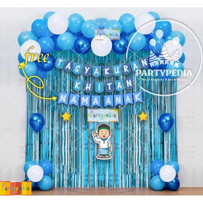 New PAKET DEKORASI TASYAKURAN KHITAN FREE NAMA