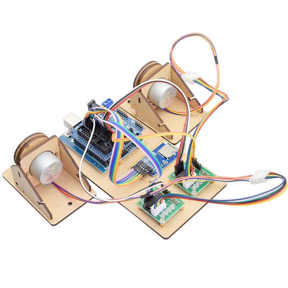 Draw Wall Painting Robot With Cable Plotter For Arduino Robot Maker Project Kit Polar Graph With