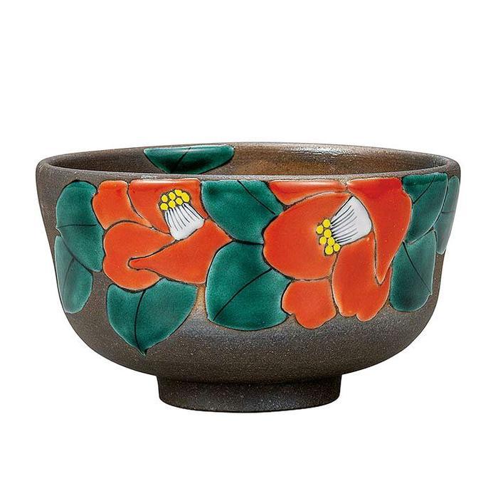 Chawan - Kutani Camellia - Made in Japan