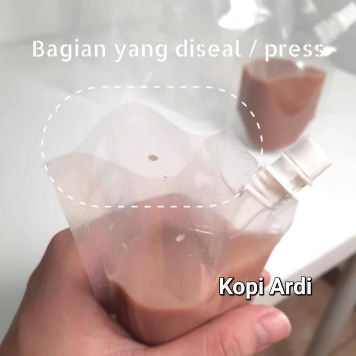 jhiw- Kemasan Standing Pouch Cair 1000 Ml Spoutpack