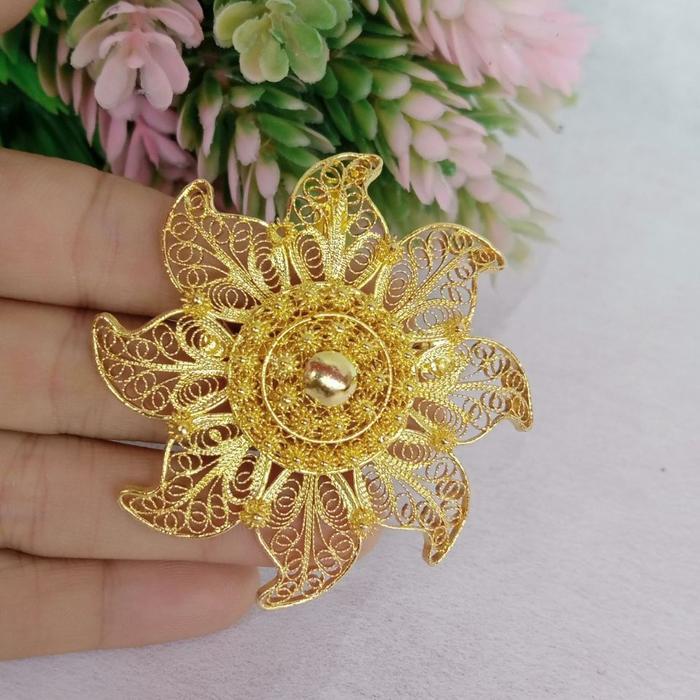 ASLI Bros Matahari Lapis Emas Liontin Matahari Lapis Emas READY STOCK