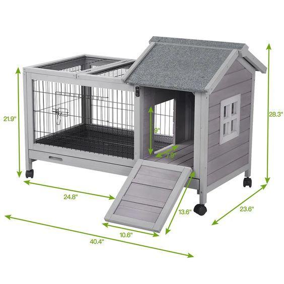 KANDANG KELINCI KANDANG KUCING KAYU MINIMALIS