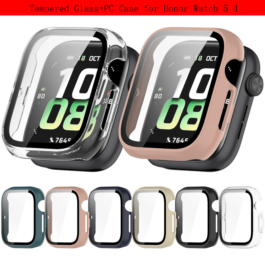Hard Pc Case For Honor Watch 5 Watch4 Smartwatch Cover Screen Protector For Honor Watch5 Bumper