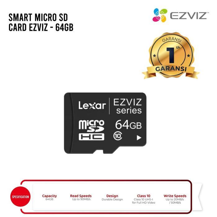 426e- Ezviz Smart Micro Sd Card 64Gb Uhs Class 10