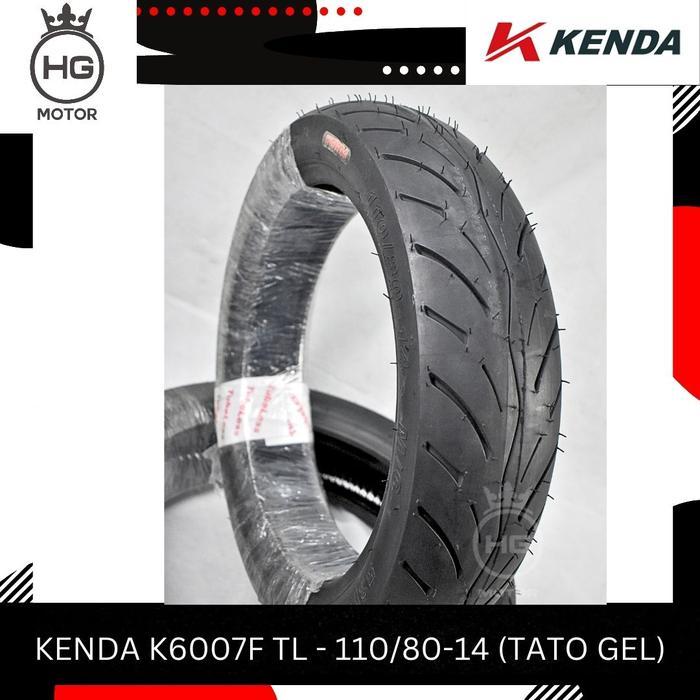 BAN KENDA TATO GEL K6007F K6007 110/80 140/70 RING 14 TUBELES AEROX