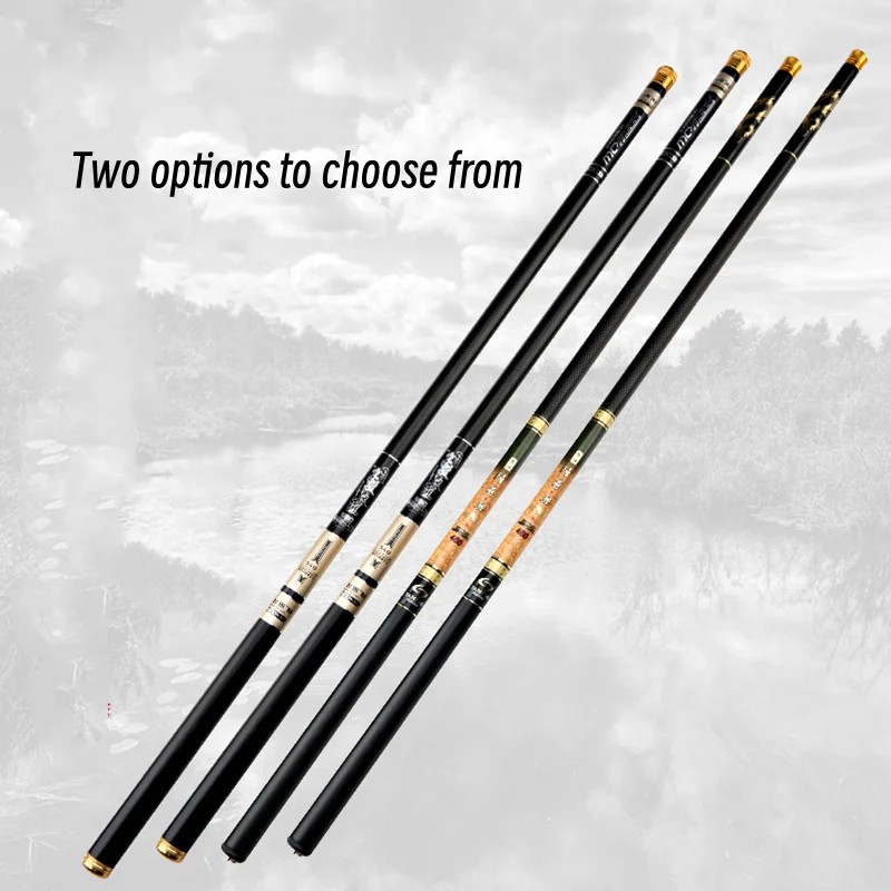 Super Light Hard Fishing Rod Carbon Shrinkable Stream Rod 3.6M-7.2M Tourist Carp Rod Stream