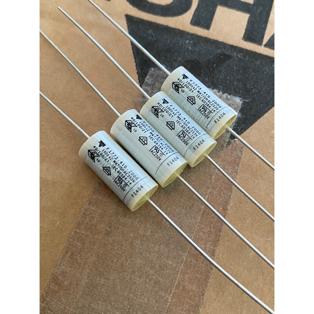 20Pcs/Lot F17734102000 Vishay 253Vac 0.1Uf 104 Axial Ero Copper Pin Capacitance Instead Of 400V Free