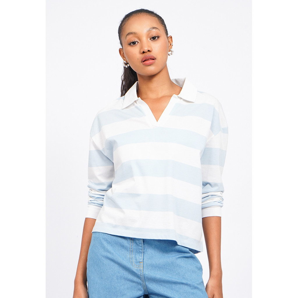 COLORBOX Stripes Rugby Shirt Multicolor