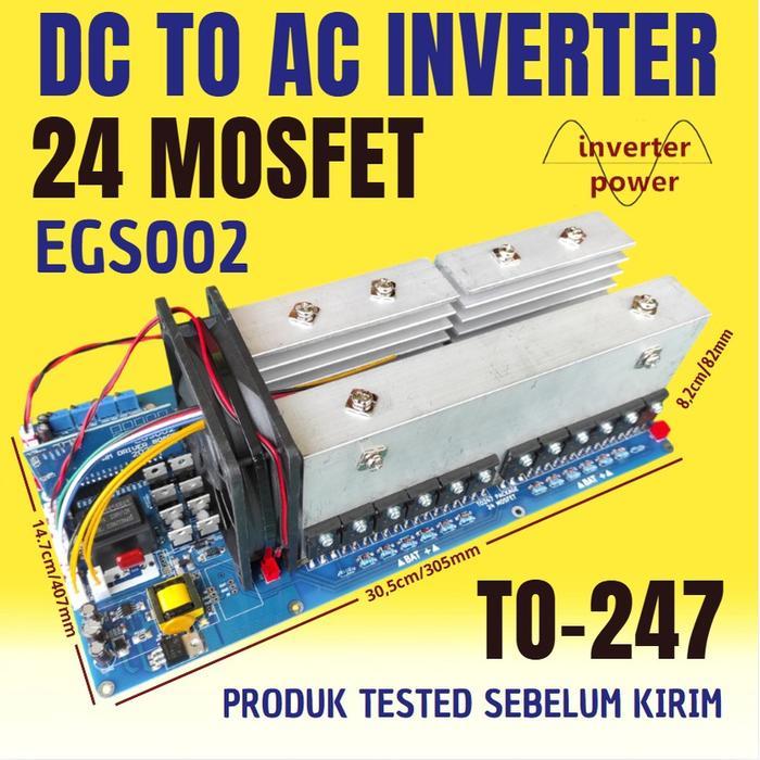 kit inverter LF Egs002 24 mosfet TO247 egs 002