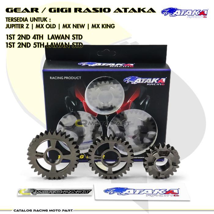 Ataka Racing Gigi Rasio Jupiter Z Vega R Mx New Mx Old Mx King Lawan Standar Std Gear