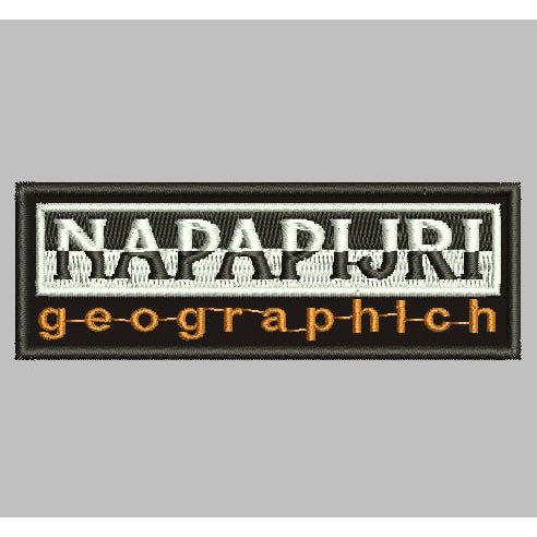 ADVENTURE PATCH BORDIR LOGO NAPAPIJRI GEOGRAPHIC EMBROIDERY KOMPUTER | ADV-363