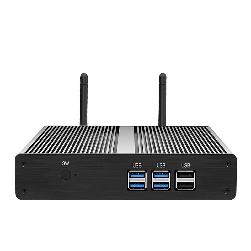 Bebepc Fanless Mini Pc Intel Core I3-4005U Hd I3 7100U I5-4200U Windows 10/7 Mini Computer Desktop