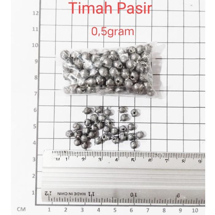 TIMAH PANCING PASIR LADA BULAT KECIL PER KILO AN 1KG 0.5-1-2-3 GRAM