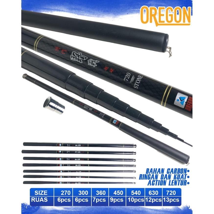 JORAN TEGEK OREGON STONE CARBON MENTAH PANCING TEGEK RUAS PANJANG