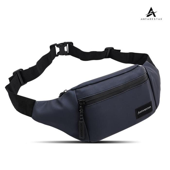 ANTARESTAR Official Tas Selempang Hitam Pria Wanita ANTARESTAR Crossbody Premium Pinggang