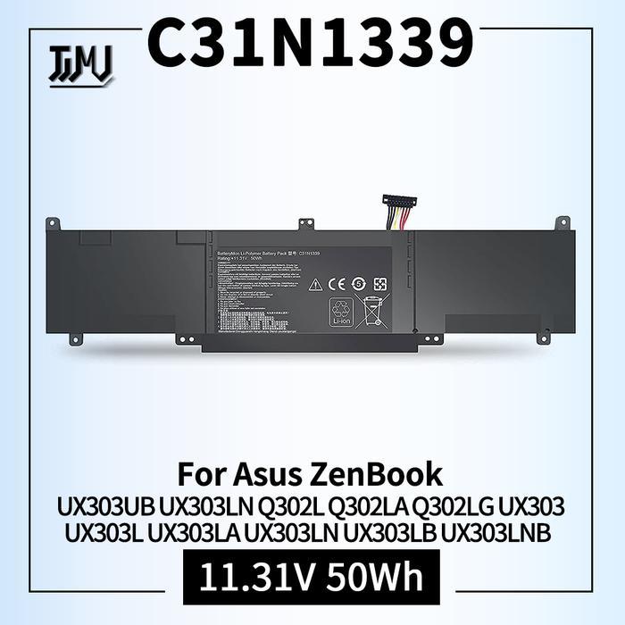 Baterai C31N1339 0B200-00930000 3ICP7/55/90 Laptop Replacement for Asus ZenBook UX303UB UX303LN Q302