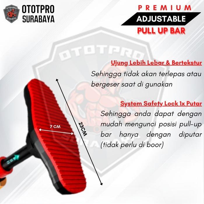 Adjustable Door Pull Up Bar BODYMASTER Pull up Pintu Gym Fitness