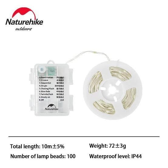 Naturehike CNH22DQ019 Lampu Hias Dekorasi Tenda Camping