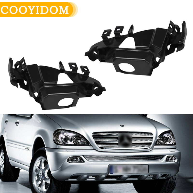 Front Fog Light Trim Bracket For Mercedes Benz W163 ML320 ML500 ML350 2002 2003 2004 2005 Fog lamp