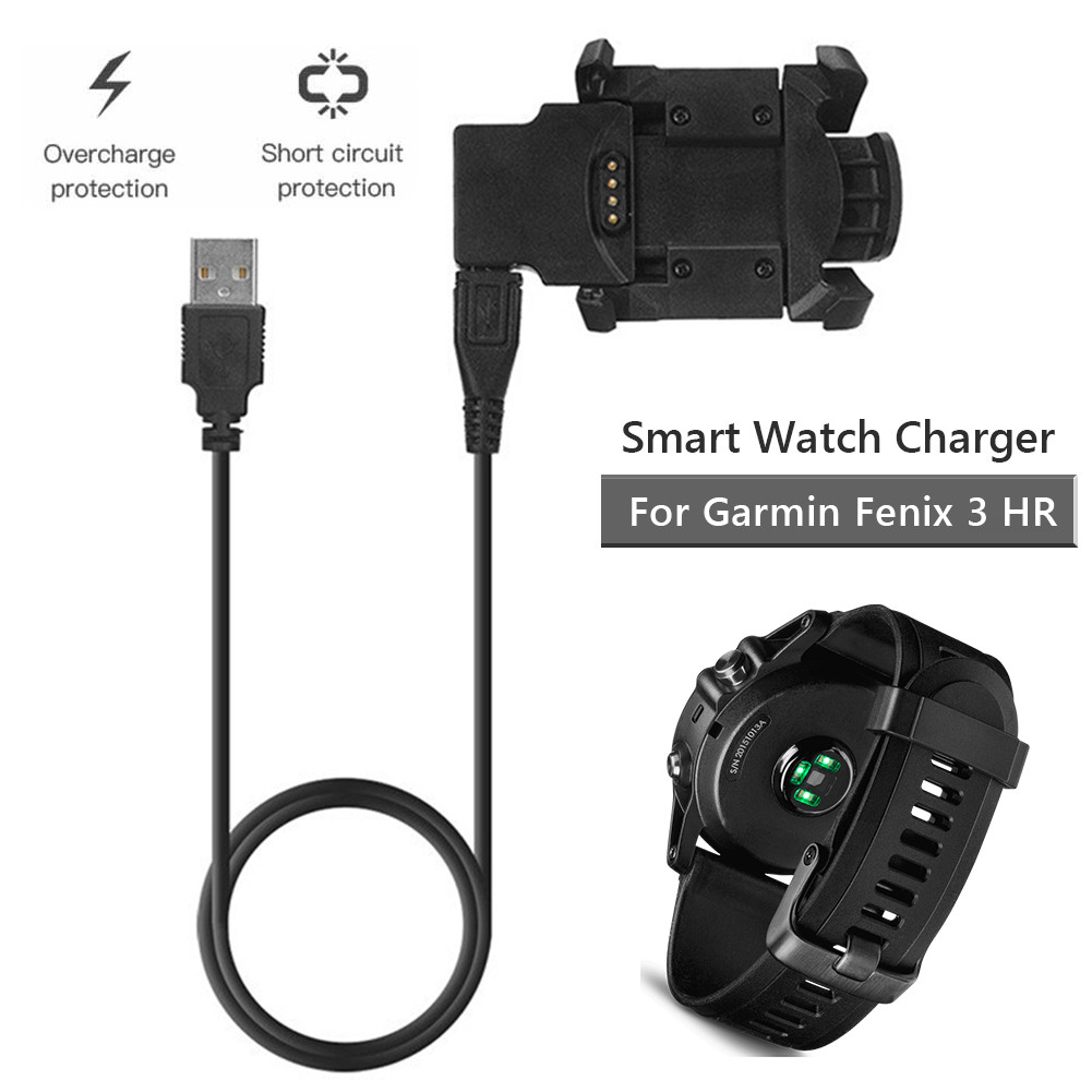 Sport Watch Clip Charger for Garmin Fenix 3/Fenix 3 HR Power Supply Adapter Dock Fenix 3 Sapphire