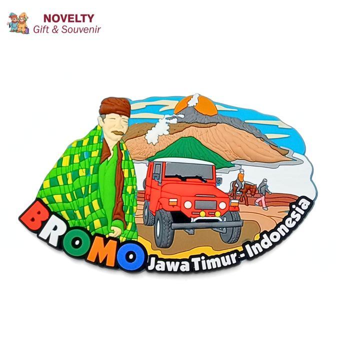 rrqb- Souvenir Magnet Kulkas Bromo Oleh Oleh Malang Jawa Timur Indonesia