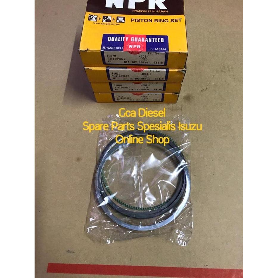 Ring seher piston ring isuzu 4BD1 4BD1T 4BC 4BC2 Jepang