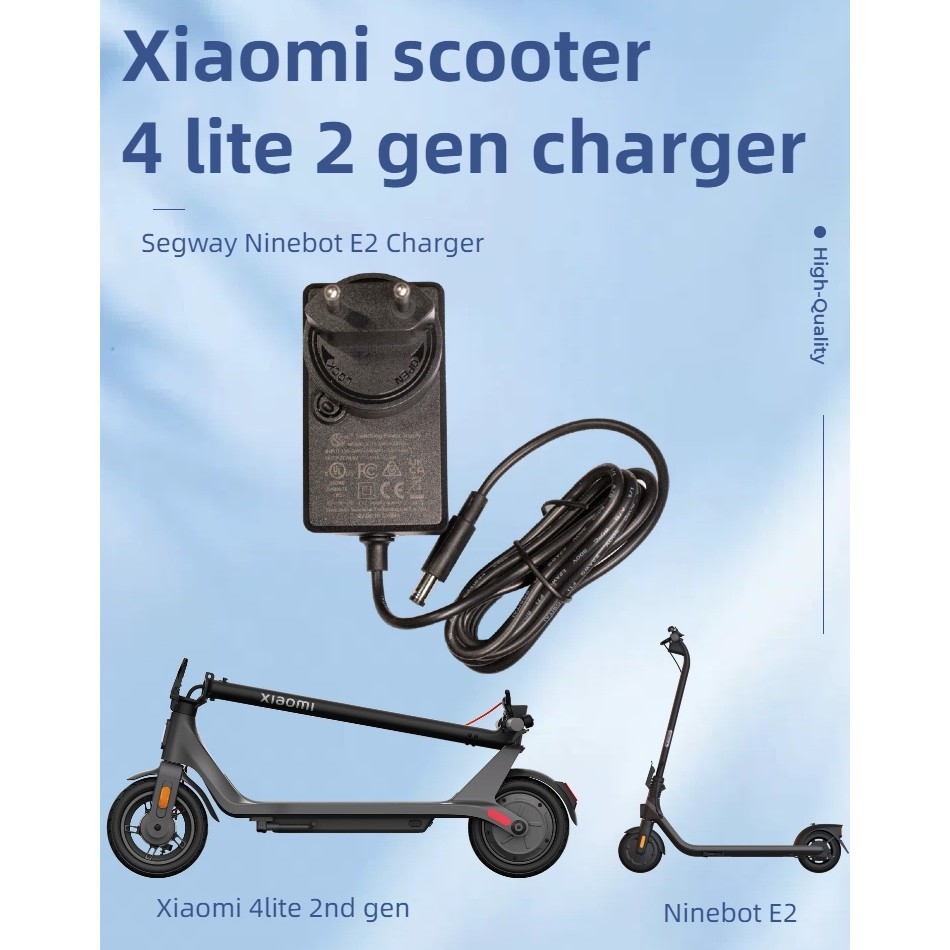 Charger for xiaomi 4 lite 2nd gen/ xiaomi 4 go/ segway Ninebot E2 E2Plus E8 E10 C15 C20 charger